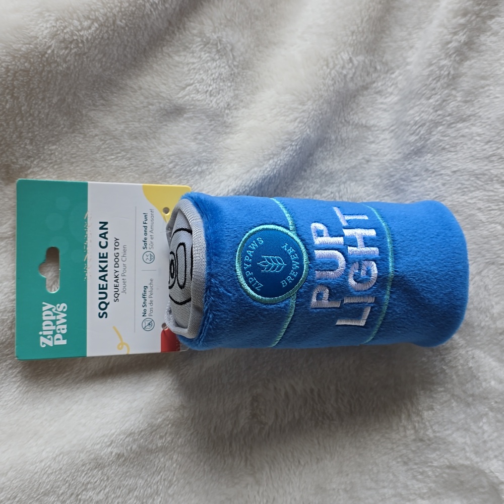 Zippy Paws Squeakie Can‎ Dog Toy NWT